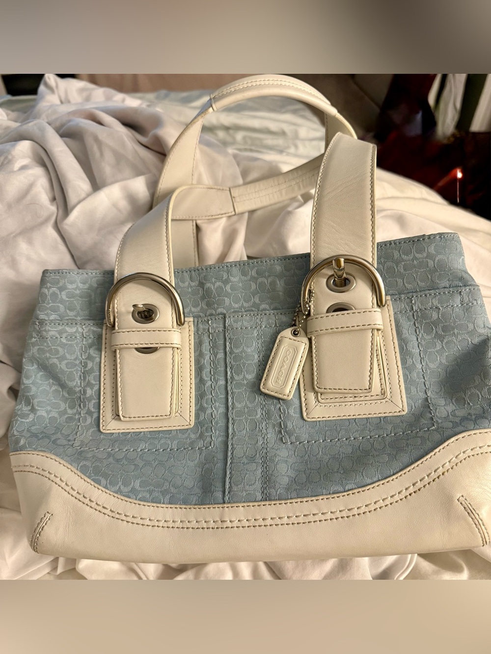 Vintage Y2K Coach Soho Mini Signature Shoulder Bag (F10927)